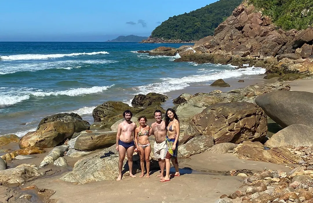 Apartamento Recanto Praia Grande - Mar, Ar, Churrasqueira, Piscina e Sauna-1